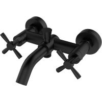 Смеситель для ванны Orange Mia M34-100B Черный матовый — фото 1, Смеситель для ванны