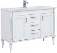 Товар: Тумба с раковиной Aquanet Селена 120 233696 Белая Патина серебро - фото 2 Тумба с раковиной Aquanet Селена 120 233696 Белая Патина серебро — фото 2, Тумбы с раковиной