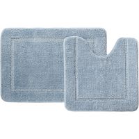Комплект ковриков Iddis Promo 65х45/45х45 PSET04Mi13 Голубой — фото 1, Аксессуары для туалета