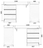 Товар: Тумба под раковину Orange Optima 70 OP-70TUW Белый глянец - фото 8 Тумба под раковину Orange Optima 70 OP-70TUW Белый глянец — фото 8, Мебель для ванной