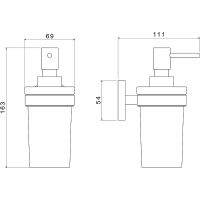 Товар: Дозатор для жидкого мыла Aquatek Европа AQ4105MB Черный матовый - фото 2 Дозатор для жидкого мыла Aquatek Европа AQ4105MB Черный матовый — фото 2, Дозаторы