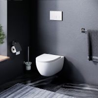 Комплект унитаза с инсталляцией AM.PM Awe FlashClean IS47001.111700 с сиденьем Микролифт и Белой клавишей смыва — фото 14, Унитазы