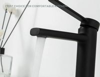 Товар: Смеситель для раковины Frap H67-6 F1067-6 Черный матовый - фото 4 Смеситель для раковины Frap H67-6 F1067-6 Черный матовый — фото 4, Смесители