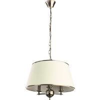 Люстра Artelamp Alice A3579SP-3AB Кремовая Античная бронза — фото 1, Люстры