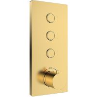 Товар: Душевая система Vincea с термостатом Брашированное золото арт-VSFW-433T1BG - фото 4 Душевая система Vincea с термостатом Брашированное золото арт-VSFW-433T1BG — фото 4, Встраиваемые душевые комплекты