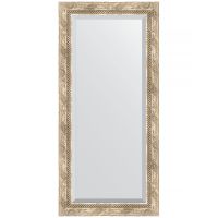 Зеркало Evoform Exclusive 113х53 с фацетом в багетной раме - Прованс с плетением 70 мм арт-BY 3485 — фото 1, Зеркала в ванную комнату