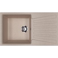 Кухонная мойка Ulgran Classic U-703-302 Песочная — фото 1, Кухонные мойки