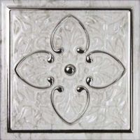 Керамический декор Monopole Ceramica Petra Armonia Silver A 15х15 см — фото 1, Керамическая плитка