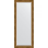 Зеркало Evoform Exclusive 143х58 BY 3536 с фацетом в багетной раме - Состаренная бронза с плетением 70 мм — фото 1, Мебель для ванной