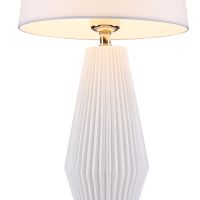 Настольная лампа Maytoni Table Floor Calvin Table Z181-TL-01-W Белая — фото 3, Настольные лампы