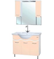 Товар: Зеркало со шкафом Bellezza Мари 105 4612918000223 с подсветкой Бежевое - фото 2 Зеркало со шкафом Bellezza Мари 105 4612918000223 с подсветкой Бежевое — фото 2, Зеркальные шкафы в ванную