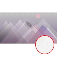 Фреска Ortograf Горы 33621 Фактура бархат FX Флизелин (5,5*3) Серый/Фиолетовый, Горы/Абстракция — фото 1, Фрески