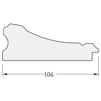 Зеркало Evoform Octagon 65x65 BY 7380 в багетной раме - Барокко золото 106 мм — фото 4, Мебель для ванной