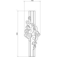 Товар: Угловой элемент Европласт 300x20x105 мм арт-1.52.289 - фото 2 Угловой элемент Европласт 300x20x105 мм арт-1.52.289 — фото 2, Молдинги