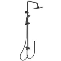 Душевая система Ideal Standard Ideal Rain BC747XG Черный шелк — фото 2, Душевые стойки