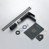 Смеситель для раковины Splenka S50.10.06 Черный матовый — фото 11, Смесители