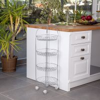 Тележка для кухни Tekno-tel MG002 Хром — фото 4, Аксессуары для кухни