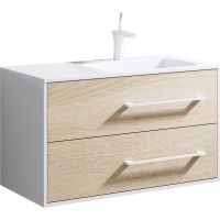 Товар: Тумба под раковину Aqwella 5 Stars Майами 90 Mai.01.09/R Дуб сонома Белая - фото 1 Тумба под раковину Aqwella 5 Stars Майами 90 Mai.01.09/R Дуб сонома Белая — фото 1, Тумбы под раковину