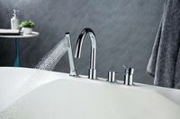 Смеситель на борт ванны Aquatek Европа AQ1348CR Хром — фото 4, Смесители на борт ванны