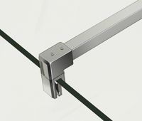 Душевая перегородка WeltWasser WW400 70G-1 10000006279 профиль Хром стекло прозрачное — фото 3, Душевые перегородки