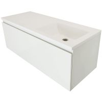 Товар: Тумба с раковиной Эстет Dallas Luxe 120 R ФР-00001931 подвесная Белая - фото 2 Тумба с раковиной Эстет Dallas Luxe 120 R ФР-00001931 подвесная Белая — фото 2, Тумбы с раковиной