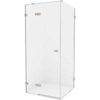 Душевой уголок New Trendy Avexa Chrome 110х80 L EXK-1493 профиль Хром стекло прозрачное — фото 1, Прямоугольные душевые уголки