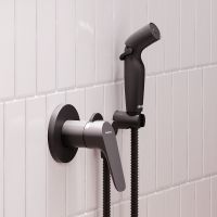 Гигиенический душ со смесителем Damixa Jupiter 777510300 Черный матовый — фото 1, Гигиенические души