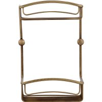Полка корзина Migliore Complementi 22026 Бронза — фото 2, Полки для ванной и душа