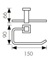 Держатель туалетной бумаги Kaiser KH-4311 Бронза — фото 2, Держатели туалетной бумаги