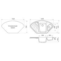 Кухонная мойка Domaci Бьелла DMC-14K DMC-14K-308 Черная — фото 9, Кухонные мойки