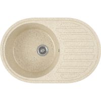 Кухонная мойка Domaci Бьелла DMC-18L DMC-18L-328 Бежевая — фото 1, Кухонные мойки