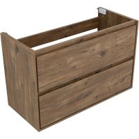 Тумба под раковину Aquanet Милан 100 336380 подвесная Дуб рустикальный — фото 8, Мебель для ванной