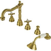 Смеситель на борт ванны Migliore Princeton 19345 Бронза — фото 2, Смесители