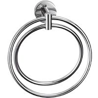 Кольцо для полотенец Haiba HB1704-1 двойное Хром — фото 1, Полотенцедержатели