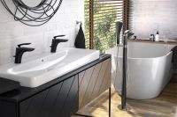 Товар: Смеситель для раковины Kludi Balance 520238775 Черный Хром - фото 5 Смеситель для раковины Kludi Balance 520238775 Черный Хром — фото 5, Смесители