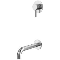 Смеситель для ванны Whitecross Y brushed nickel YSET03NIB Брашированный никель — фото 1, Смесители