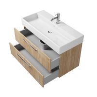 Товар: Тумба под раковину Creto Tivoli 100 8-1378S подвесная Soft - фото 3 Тумба под раковину Creto Tivoli 100 8-1378S подвесная Soft — фото 3, Мебель для ванной