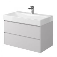 Товар: Тумба под раковину Creto Scala 80 3-1078W подвесная Белая глянцевая - фото 2 Тумба под раковину Creto Scala 80 3-1078W подвесная Белая глянцевая — фото 2, Тумбы под раковину