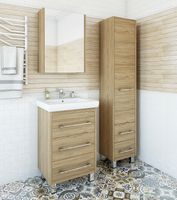 Товар: Тумба под раковину Sanflor Ларго 60 С0002106 Швейцарский вяз - фото 3 Тумба под раковину Sanflor Ларго 60 С0002106 Швейцарский вяз — фото 3, Мебель для ванной