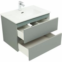 Тумба под раковину Aquanet Вега 70 329602 подвесная Мисти грин — фото 3, Тумбы под раковину