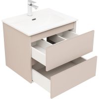 Товар: Тумба под раковину Aquanet Вега 2.0 60 337941 подвесная Бежевая - фото 5 Тумба под раковину Aquanet Вега 2.0 60 337941 подвесная Бежевая — фото 5, Мебель для ванной