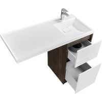 Товар: Тумба под раковину Aquaton Лондри 105 1A267001LHDY0 Дуб Кантри без фасада - фото 4 Тумба под раковину Aquaton Лондри 105 1A267001LHDY0 Дуб Кантри без фасада — фото 4, Тумбы под раковину