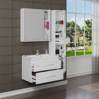 Тумба под раковину СанТа Омега 70 207038 подвесная Белая — фото 4, Тумбы под раковину