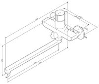 Товар: Смеситель для ванны AM.PM X-Joy F85A90500 универсальный Хром - фото 11 Смеситель для ванны AM.PM X-Joy F85A90500 универсальный Хром — фото 11, Смеситель для ванны