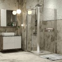 Товар: Душевой уголок Grossman Alba 90х90 GR-9090Al2 профиль Хром стекло прозрачное - фото 7 Душевой уголок Grossman Alba 90х90 GR-9090Al2 профиль Хром стекло прозрачное — фото 7, Квадратные душевые уголки