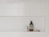 Керамическая плитка Gracia Ceramica Simply white 01 10100001522 настенная 25х60 — фото 4, Керамическая плитка