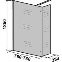 Товар: Душевая перегородка WeltWasser WW400 80G+30G 10000002946 профиль Хром стекло прозрачное - фото 5 Душевая перегородка WeltWasser WW400 80G+30G 10000002946 профиль Хром стекло прозрачное — фото 5, Душевые перегородки