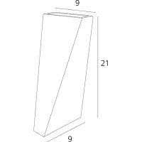Товар: Настенный светильник Artelamp Cometa A1524AL-1WH Белый - фото 4 Настенный светильник Artelamp Cometa A1524AL-1WH Белый — фото 4, Уличное освещение