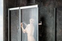 Душевой уголок Ravak Matrix MSDPS 100x80 L 0WLA4C00Z1 профиль Хром стекло Transparent — фото 10, Прямоугольные душевые уголки