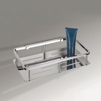 Полка корзина Colombo Design Angolare B9640.CR Хром — фото 2, Полки для ванной и душа